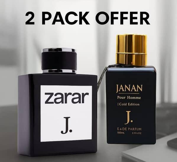 JANAN & ZARAAR Luxury Eau de Parfum Gift Set for Men — 100ml + 100ml