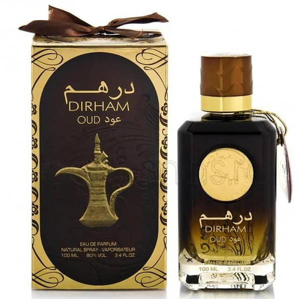 Original Dirham Oud EDP Perfume for Men and Women by Ard Al Zaafaran (100 mL) Unisex
