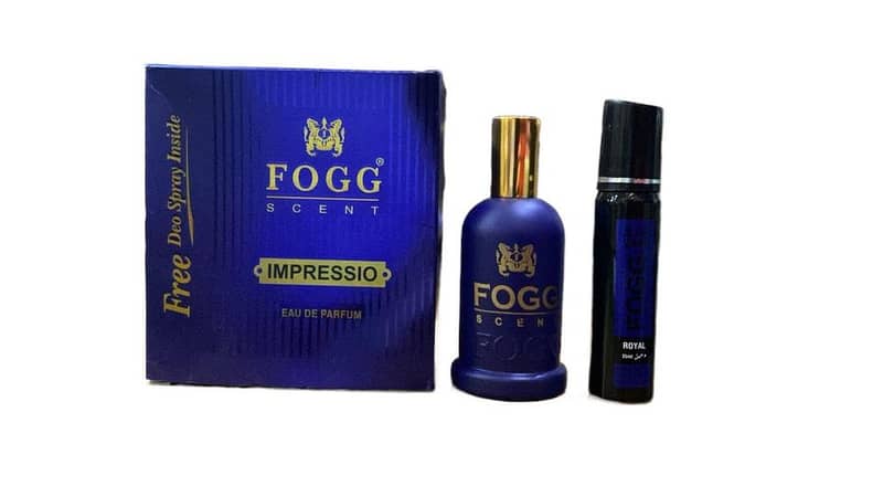 Pack of 2: Fogg Scent Impressio Men’s EDP 100ml + Free Fogg Mini Body Spray 20ml
