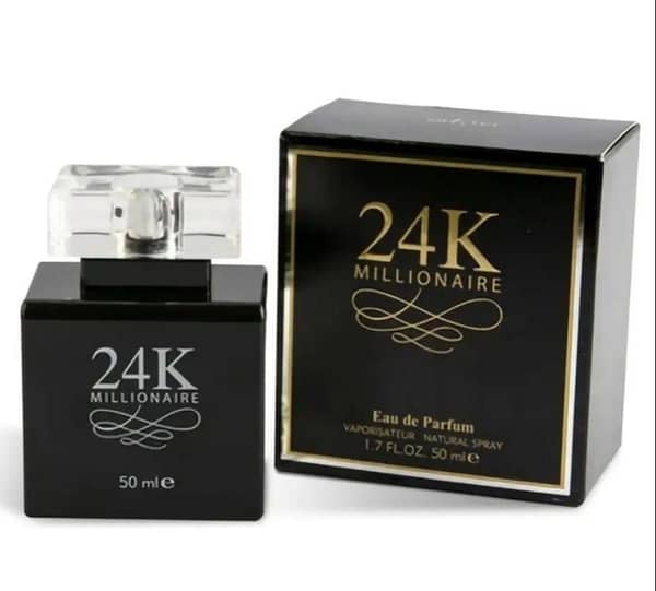 24k Millionaire Perfume - BLACK – Extrait de Parfum for Men