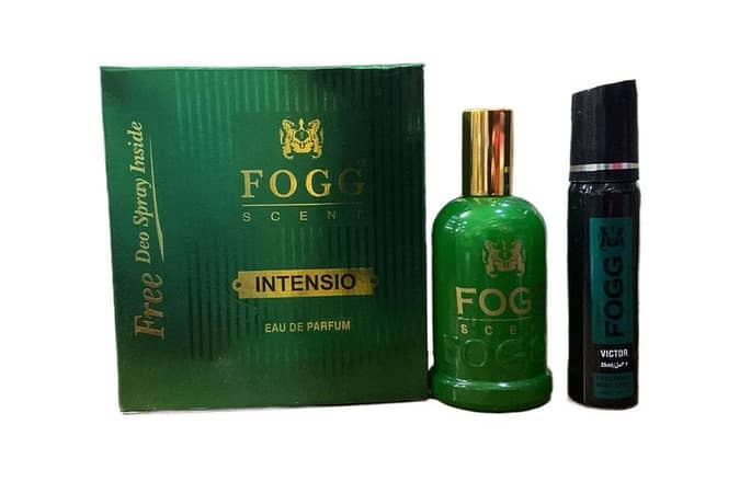 Pack of 2: Fogg Scent Impressio Perfume for Men EDP 100ml + Fogg Mini Body Spray 20ml Free