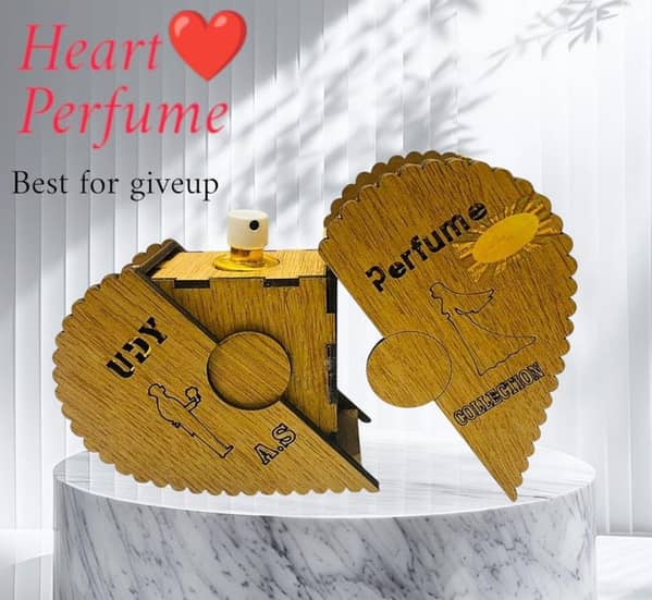 Mutual Love Heart Shape Perfume for Women and Men, 50 ml EDP – Best Gift Idea