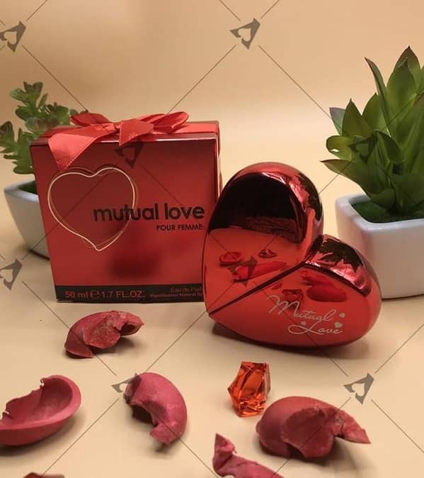 Mutual Love Unisex Perfume, 50ml in Heart-Shaped Bottle – Ideal Gift for Her or Him
