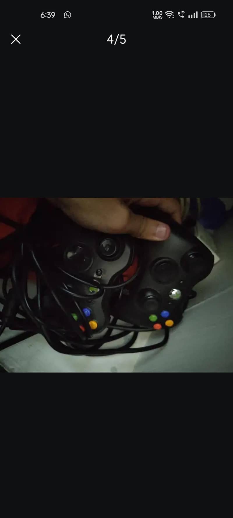 Xbox 360 with 2 controllers 2