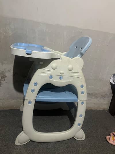 “2-in-1 Kids Dining Chair & Study Table with Tray & Cup Holder”