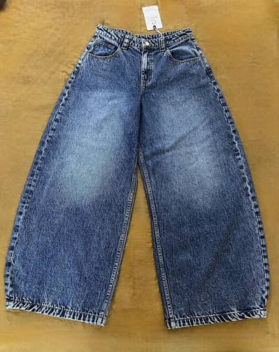 Denim Wide-Leg Jeans | Y2K Fit 