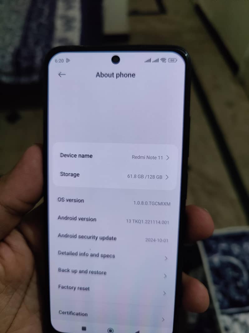 Xiaomi Redmi Note 11 4