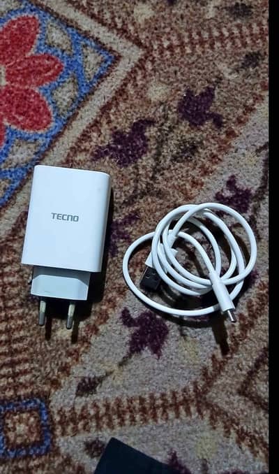 tecno 33 watt charger box wla charge ha 100%orgnal ha