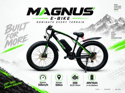 Electric Cycle | Speed 50km/h | Range 50km | Pedal Assist | Cruise