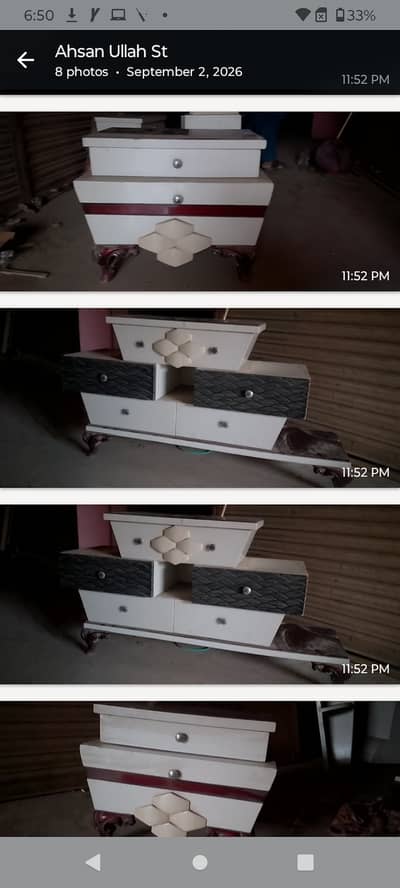 BED ROOM SET 4 PC'S ZERO MAINTENANCE WORK