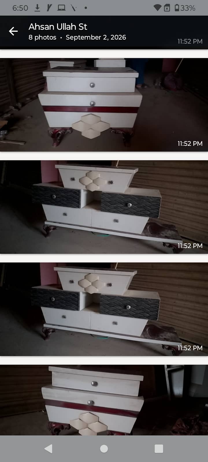 BED ROOM SET 4 PC'S ZERO MAINTENANCE WORK 0