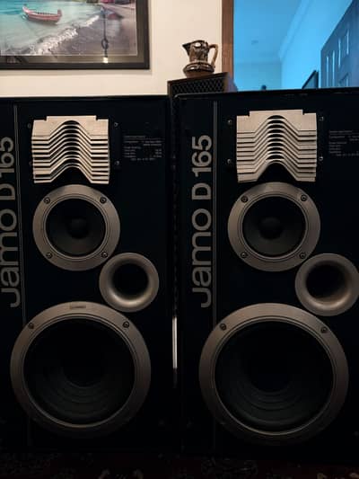 Jamo D165 Floor Standing Speakers – 3-Way Bass Reflex | 165W