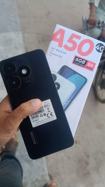 Itel A50 with box 2+4+64