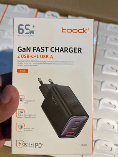 Toocki 65w GaN tech 3 ports
