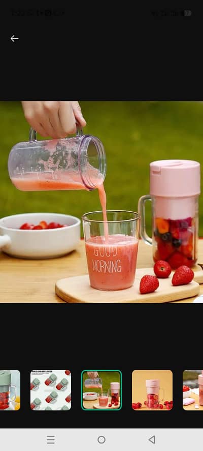mini juicer portable rechargeable 500 ml