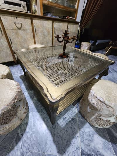 full size square table