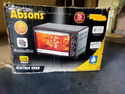 Imported electric oven not microwave.