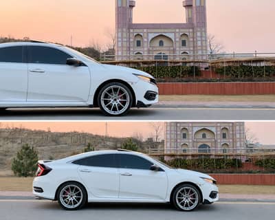 19 Inches Rims with low profile tyres