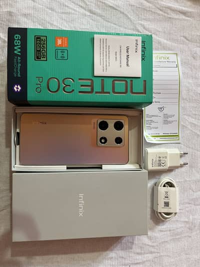 Infinix Note 30 Pro — 8/256GB | Premium Rare Color | Mint Condition