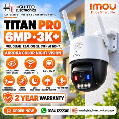 IMOU IMOU Titan Pro 6MP – 3K+ Outdoor Smart Security Camera