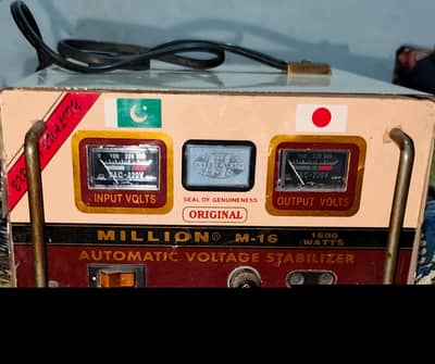 Million M-16، 1600 Watts Automatic Voltage Stabilizer