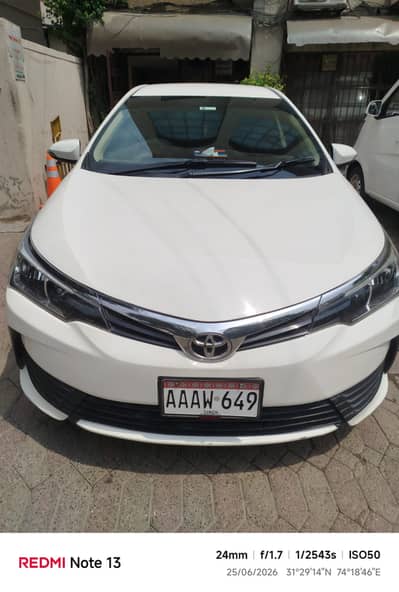 Toyota Corolla Altis 2020