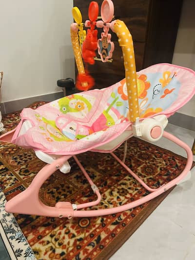 Infantso baby rocker, chair, vibration and bouncer 4 in 1