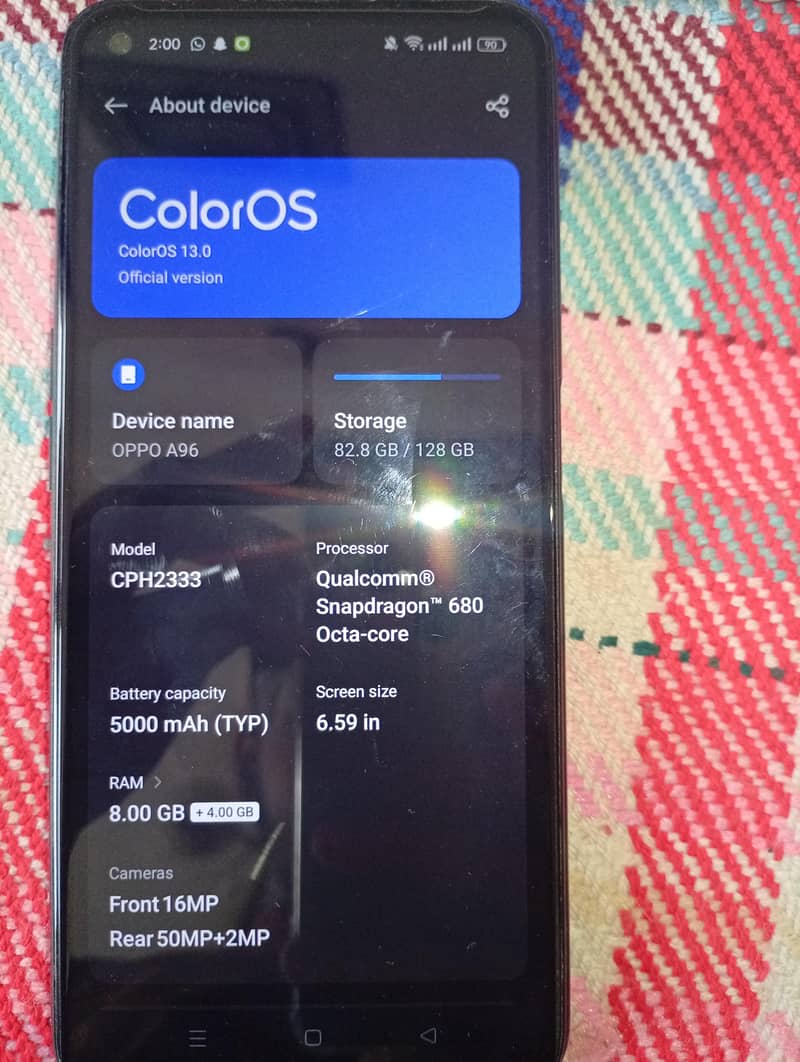 OPPO A96 2
