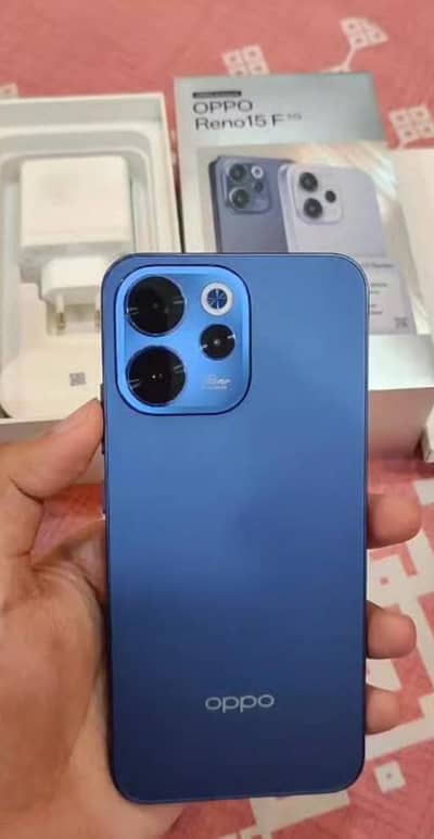 OPPO Reno 15F 5G Blue color