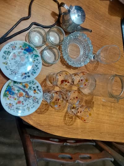 Glass crockery and other kitchen item