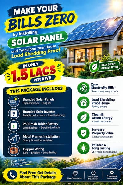 solar installation package
