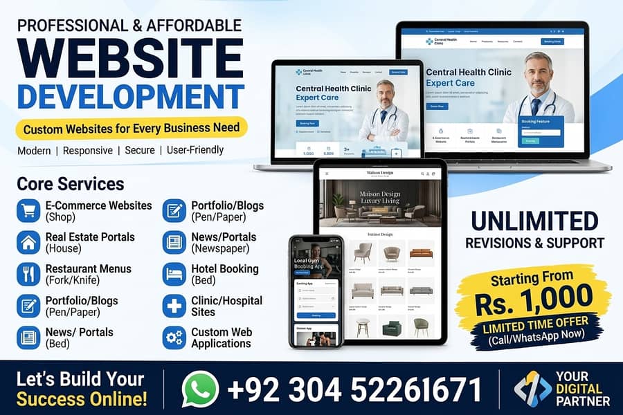 Professional Website Developer | E-Commerce | Custom Websites 6