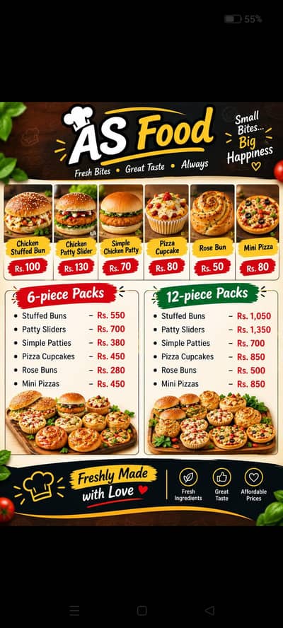 AS FOOD