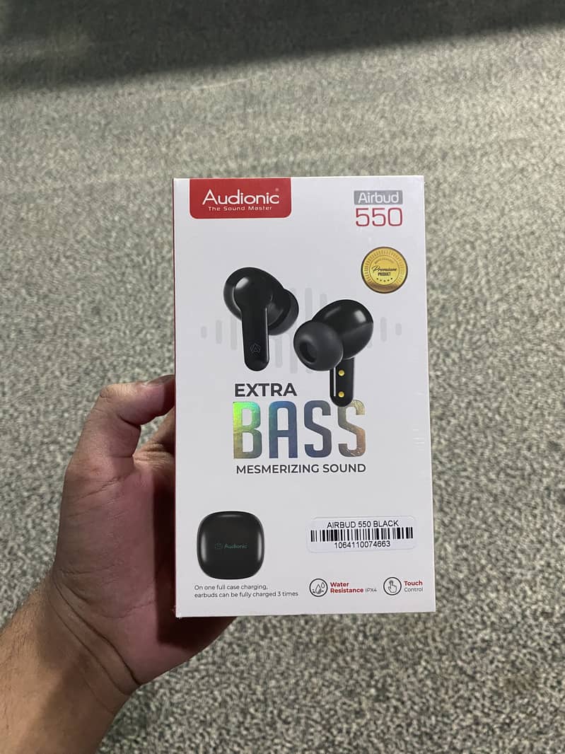 Audionic quad mic earbuds 550 1