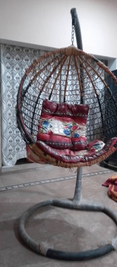 Swing chair jhoola with stand & cousins