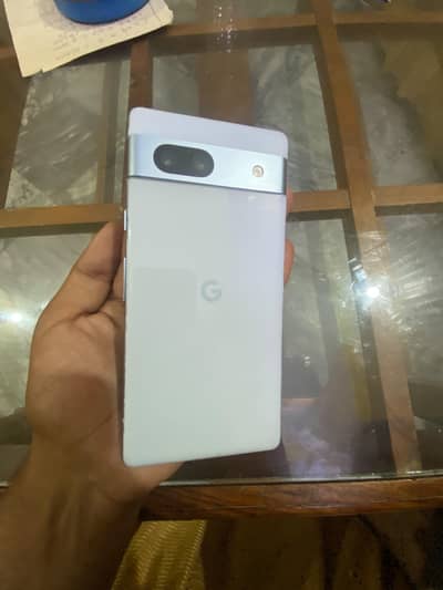 Google Pixel 7a dual sim pta approved 10by10 condition sky blue colour