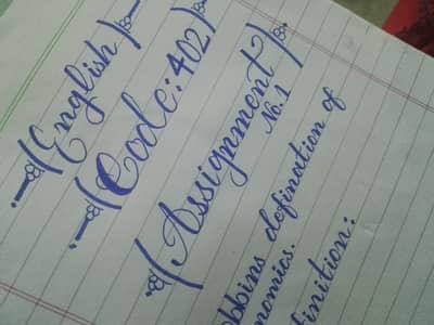 AIOU spring assignment