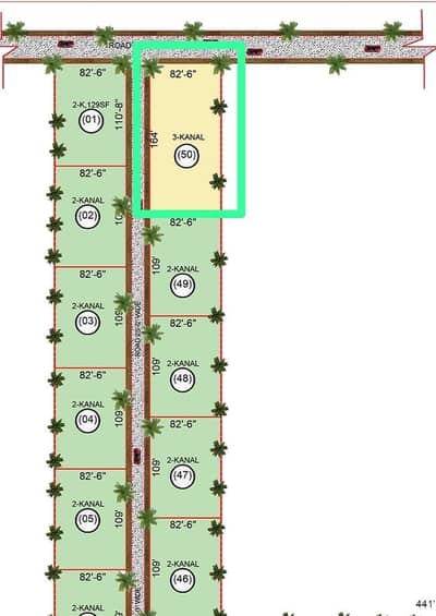 3 Kanal Farmhouse Plot for Sale – Bedian Oasis