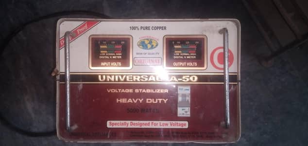 5000 Watt Heavy Duty AC Stabilizer | Automatic Voltage Stabilizer