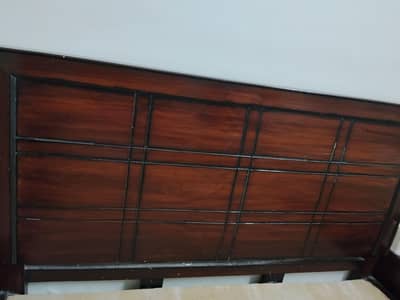 bed with side tables