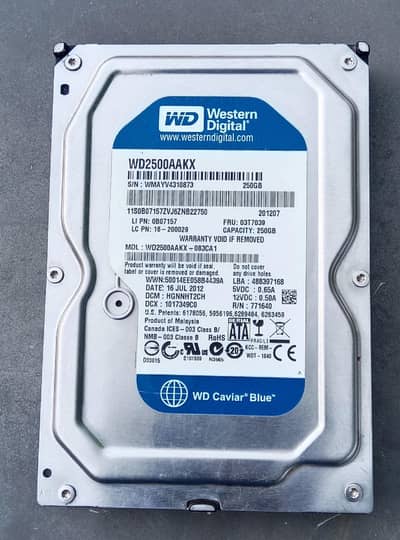 Hard disk for computer 250 GB