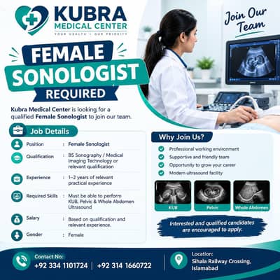 Female sonologist Required