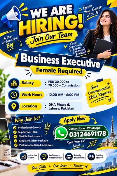 DHA phase 6 only female staff hiring