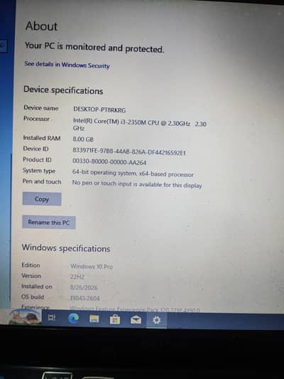 Sony i3 2nd gen, 8GB DDR3.500GB HDD