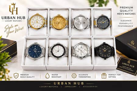 Watch - Men Watch - New Design Watch - Stylish Watch - Free Delivery
