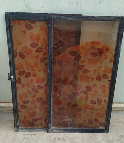 2 Aluminium Sliding Windows with Glass – Good Condition