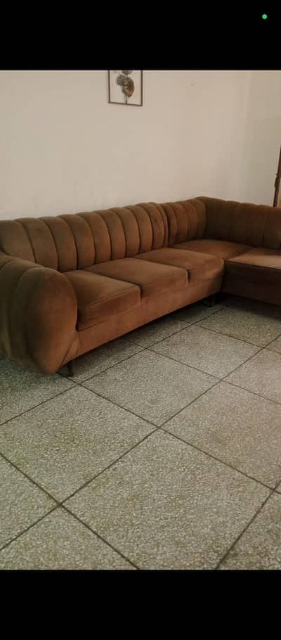 L shape sofa and single 3 seater sofa