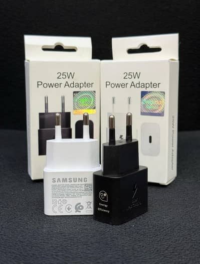 SAMSUNG 100% Genuine 25 Watt Super Fast Charger With C To C Cable