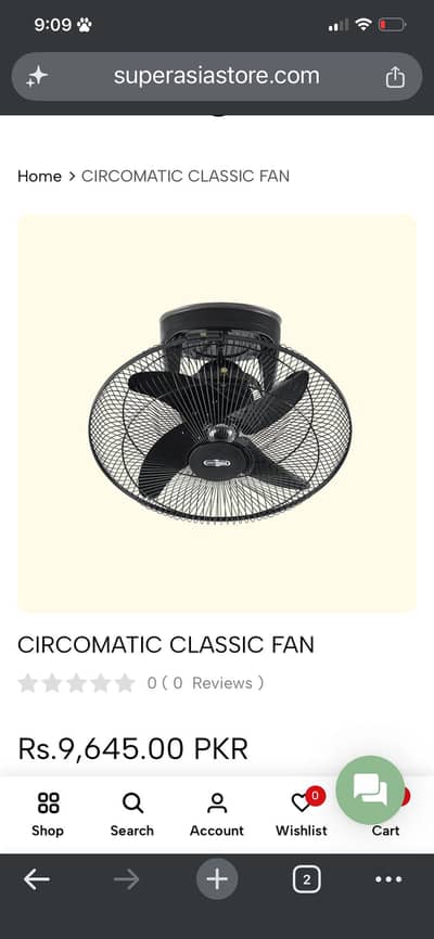 super asia circomatic fan
