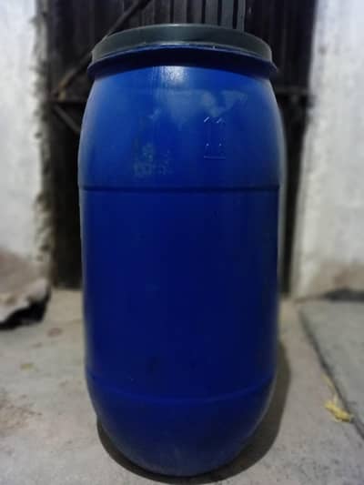 plastic drum